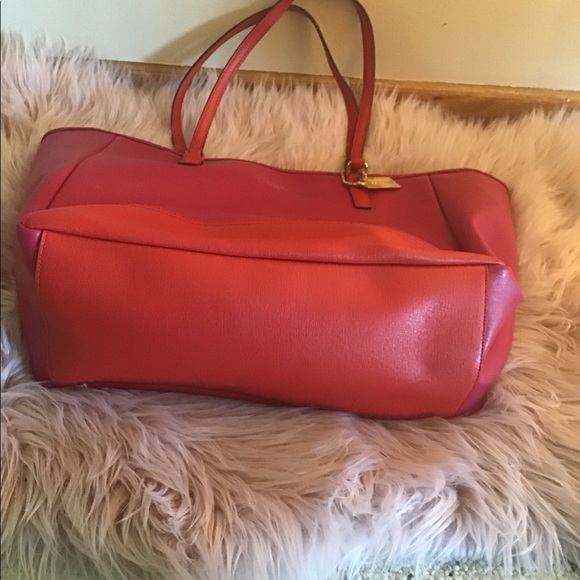 Coach City Hot Pink & Red Tote - Picture 3 of 6